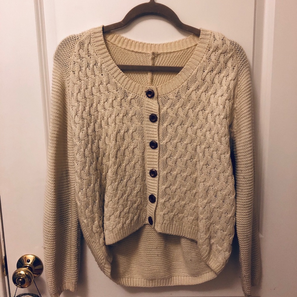 Button up sweater